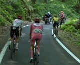 L'attacco di Simon Yates sul Colle delle Finestre - © Screenshot Eurosport