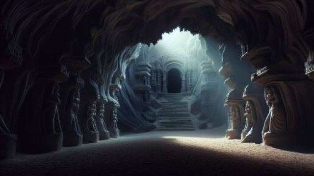 Numero 74 della Smorfia napoletana, 'a rotta, per lo Scorpione. © Immagine creata con Dall-E