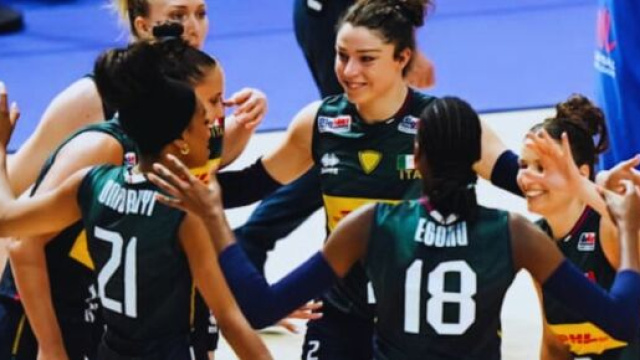 Italia femminile Volley © Pagina Facebook ufficiale della Federazione Italiana Pallavolo