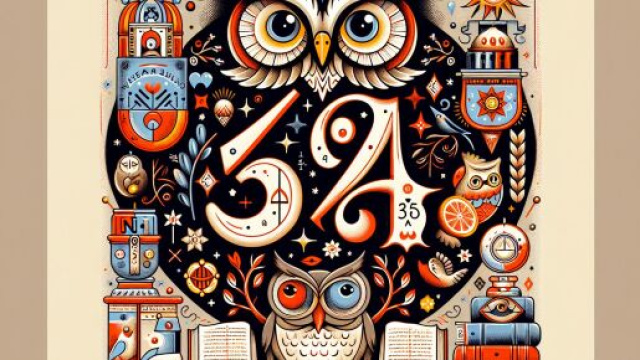 Numero 34 della Smorfia napoletana, 'a capa per il segno del Capricorno. © Immagine creata con Dall-E