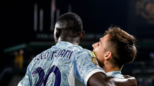 Kolo Muani e Conceição - ©️ X Juventus FC