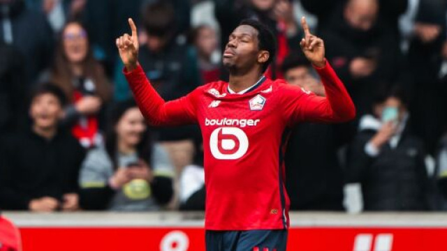Jonathan David, attaccante del Lille. Foto © Lille