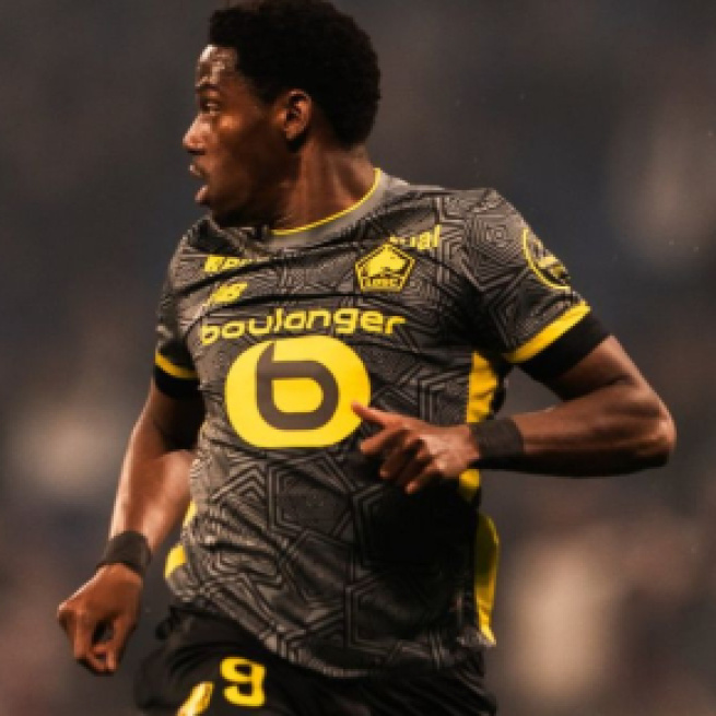 L'attaccante Jonathan David © LOSC Lille