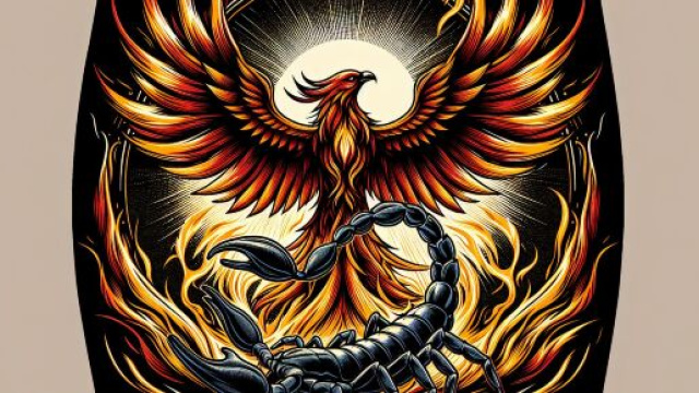 Interpretazione della carta della Morte per il segno zodiacale dello Scorpione. © Immagine creata con Dall-E