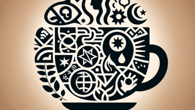 Numero 42 della Smorfia napoletana, il caffè nel mese di luglio per il segno del Cancro. © Immagine creata con Dall-E
