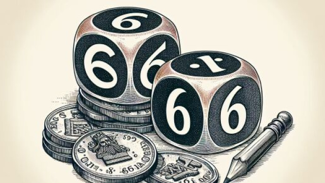 Numero 46 della Smorfia napoletana, 'e denare per i Gemelli. © Immagine creata con Dall-E