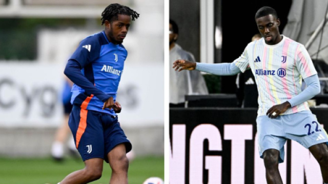 Samuel Mbangula e Timothy Weah © Juventus FC