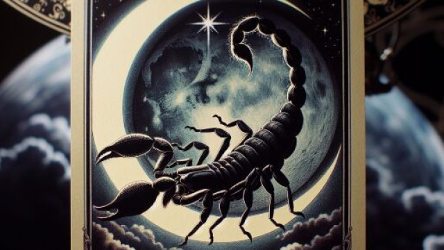 L'oroscopo dei tarocchi del 26 giugno per lo Scorpione trae ispirazione dalla carta della Luna. © Immagine creata con Dall-E