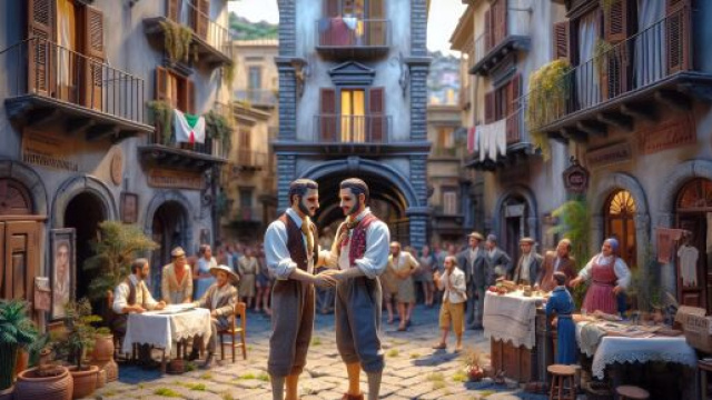 Numero 31 della Smorfia napoletana, i Gemelli assumono il controllo come il padrone di casa. © Immagine creata con Dall-E