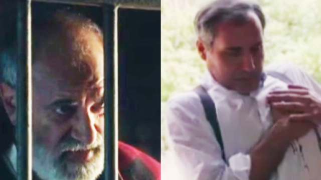 Romulo in carcere e Gregorio, screenshot © La Promessa