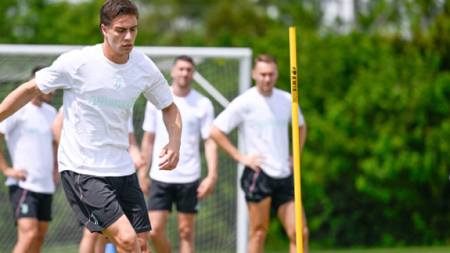 Kenan Yildiz in allenamento &copy; Juventus FC