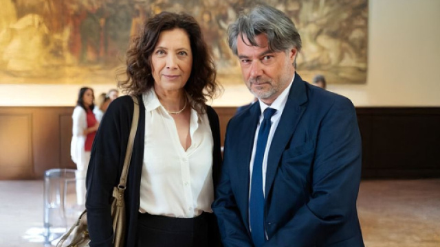 Agata Rolando (Maria Cristina Mastrangeli) e Michele Saviani (Alberto Rossi) © Un Posto al Sole Rai