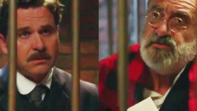 Ricardo e Romulo in carcere (screenshot © La Promessa).