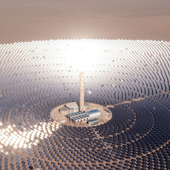La Thermal Power Station di Dunhuang, in Cina. ©Shutterstock