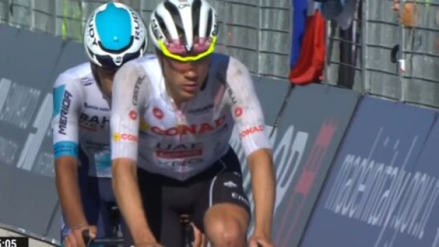 Juan Ayuso al Giro d'Italia - © Screenshot Eurosport.