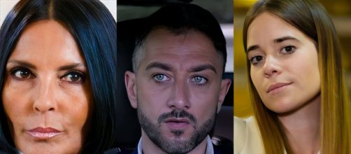 Marina Giordano, Gennaro Gagliotti e Chiara Petrone di Un posto al sole - screenshot © Rai.