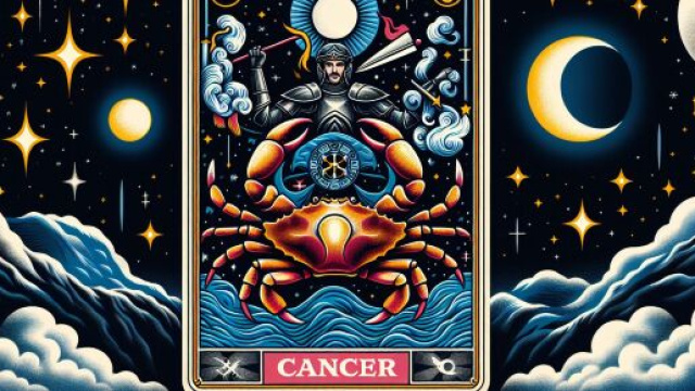 Illustrazione ispirata al segno zodiacale del Cancro. © Immagine creata con Dall-E