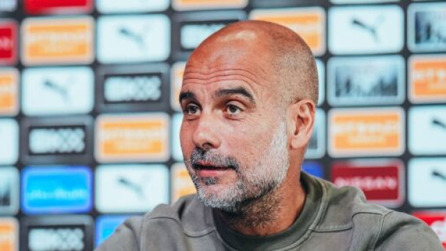 Pep Guardiola, allenatore del Manchester City. Foto © Manchester City