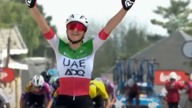 Elisa Longo Borghini &ndash; &copy; Screenshot Eurosport.