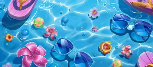 Acqua fiori occhiali © Immagine di Pixabay
