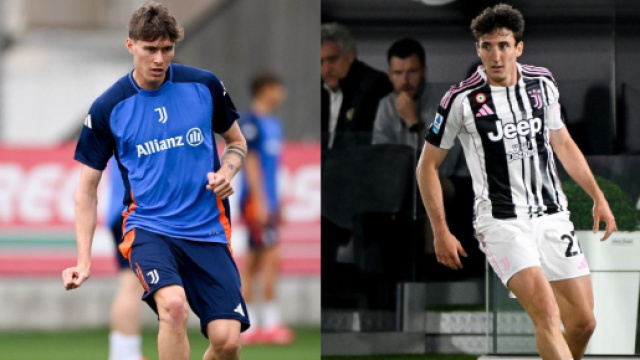 Nicol&ograve; Savona e Andrea Cambiaso. Foto &copy; Juventus