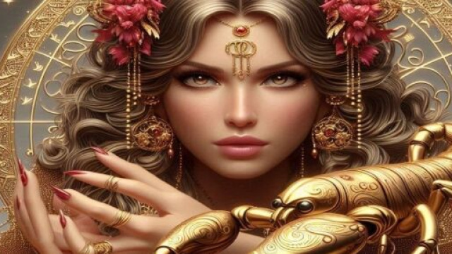 Segno dello Scorpione generato con AI Copilot &copy;.