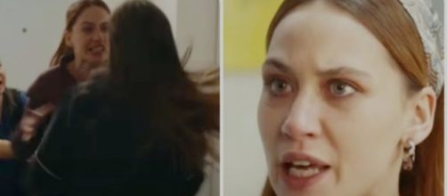 Ipek in una scena di Tradimento – © Mediaset.