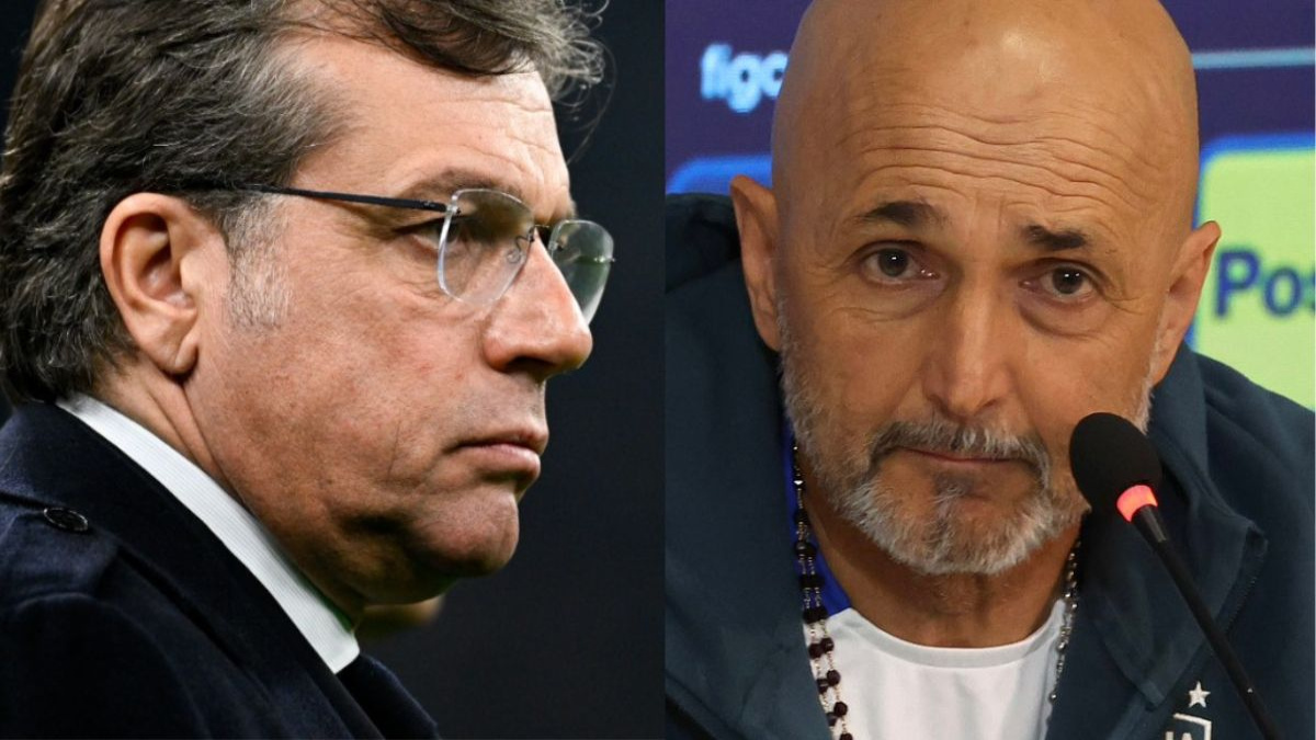 Cristiano Giuntoli, direttore sportivo. Foto © Juventus. Luciano Spalletti. Foto © Nazionale Italiana