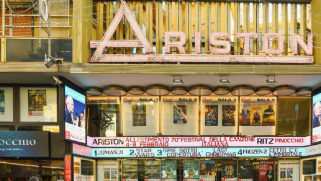 Il teatro Ariston – Foto © Festival di Sanremo / Rai.