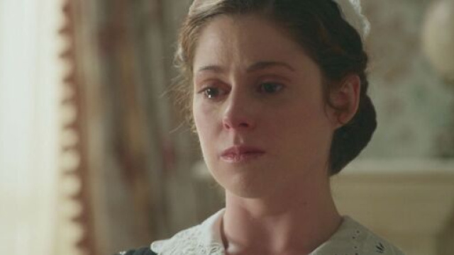 Maria in una scena de La Promessa. © Immagine Mediaset