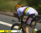 Remco Evenepoel - © Screenshot Eurosport