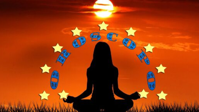 Figura yoga con le stelle dell'oroscopo - © Roberta Carsoli.