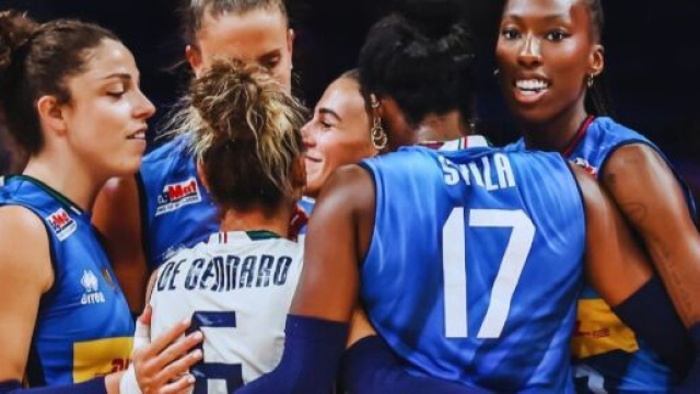 Italia femminile Volley © Pagina Facebook ufficiale della Federazione Italiana Pallavolo