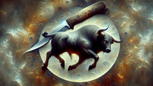 Numero 41 della Smorfia napoletana, 'o curtiello, per il Toro del 12 luglio 2025. &copy; Immagine creata con Dall-E