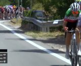 La fuga decisiva con Elisa Longo Borghini - © Screenshot Eurosport