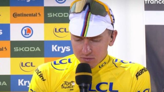 Tadej Pogacar - © France TV (screenshot).
