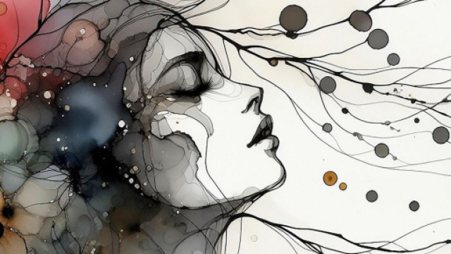 Volto di donna stilizzato - © Pixabay IA.