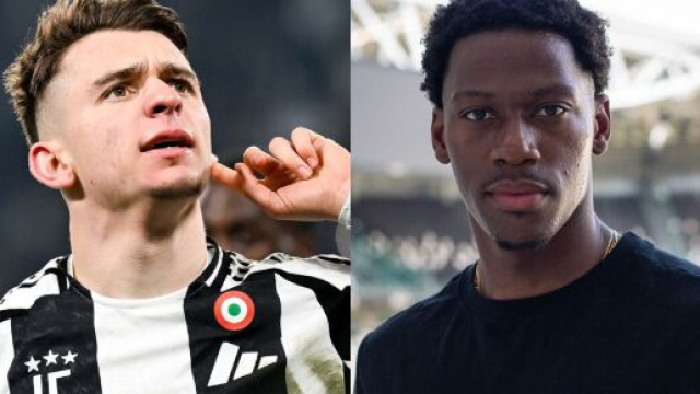 Francisco Conceicao e Jonathan David. Foto © Juventus