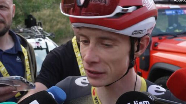 Jonas Vingegaard - © Screenshot Eurosport