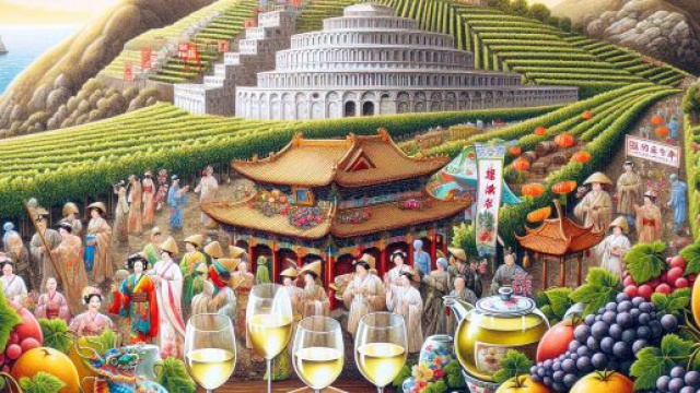 Numero 45 della Smorfia napoletana, Vergine 'o vino bbuono. © Immagine creata con Dall-E