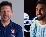 Diego Simeone, allenatore dell’Atlético Madrid – Foto © Atlético Madrid / Nico González, esterno della Juventus – Foto © Juventus.