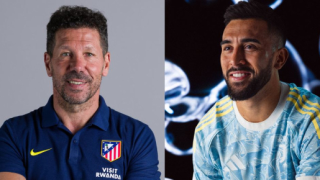 Diego Simeone, allenatore dell’Atlético Madrid – Foto © Atlético Madrid / Nico González, esterno della Juventus – Foto © Juventus.