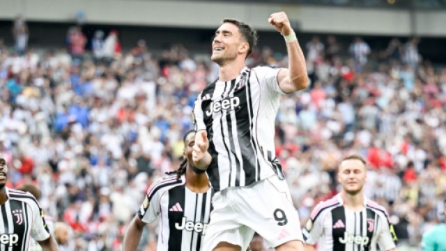 Dusan Vlahovic, attaccante della Juventus. Foto © Juventus FC
