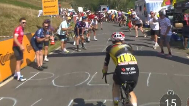 Jonas Vingegaard – © Eurosport (screenshot).