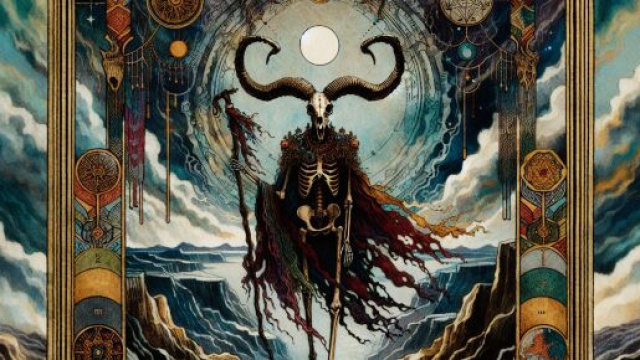 L'arcano della Morte per il segno del Capricorno. © Immagine creata con Dall-E