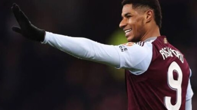 Marcus Rashford con la divisa dell'Aston Villa © Instagram