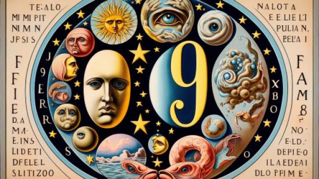 Numero 90 della Smorfia napoletana per i Pesci, 'a paura. © Immagine creata con Dall-E