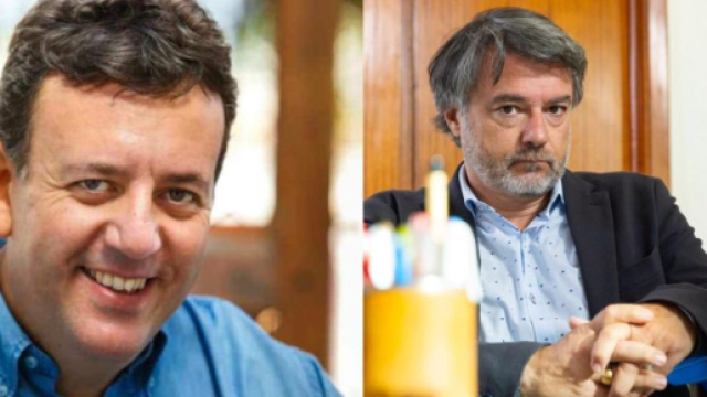 Guido e Michele in scena © Rai 3