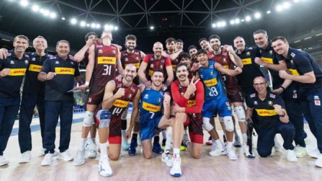 Italia maschile Volley © Pagina Facebook ufficiale della Federazione Italiana Pallavolo