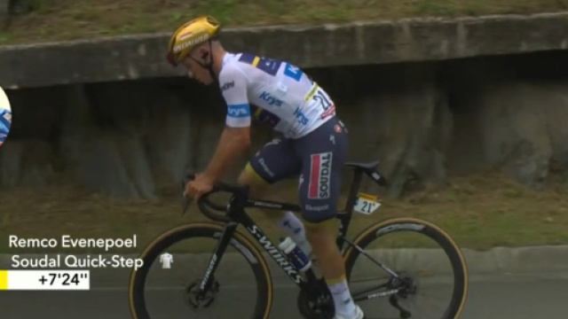 Remco Evenepoel - © Screenshot Eurosport